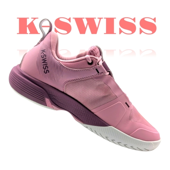 K-Swiss Shoes - K-Swiss Women’s Size 9.5 Pink Athletic Training Sneakers Lace-Up Cushioned Sole